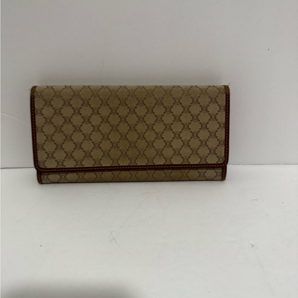 Celine Tan and Brown Women's Wallet